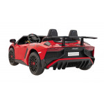 Elektrické autíčko Lamborghini Aventador SV 2x200W 24V - dvojmiestne - červené